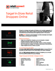 Target In-Store Retail Shoppers Online #1 largest independent global ad network