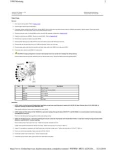 1998 Mustang  2 Section 03-01A: Engine — 3.8L IN-VEHICLE SERVICE