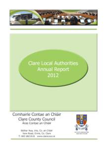Clare Local Authorities Annual Report 2012 Clare County Councillors Ennis East area