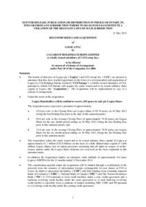 Dow Jones Industrial Average / Takeover / Government procurement in the United States / Toronto-Dominion Bank / Financial services / Economy of the United States / Corporate finance / Economy of Canada / Bank of America