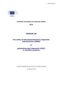 Opinion of the Scientific Committee on Consumer Safety on o-aminophenol (A14)