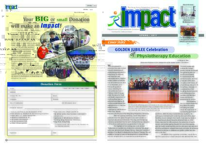 Also in this issue:  SPRINGYour BIG or small Donation will make an Impact !
