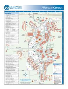 Grand Valley State University - Allendale Campus Map