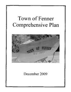 Town of Fenner Comprehensive Plan December 2009  TABLE OF CONTENTS