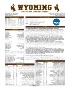 Meet Notes - NCAA Championships.indd