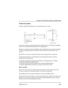 Buckling / Structural analysis / Structural engineering / Civil engineering / I-beam / Mechanics / Computer icon / Mouse / Materials science / Elasticity / Solid mechanics