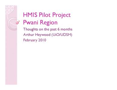 HMIS Pilot Project_Feb10 [Compatibility Mode]