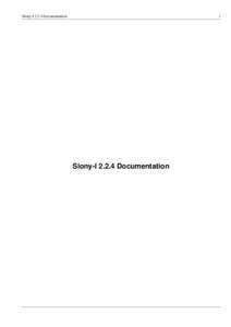 Slony-IDocumentation  i Slony-IDocumentation