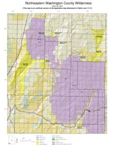 Geography of the United States / LaVerkin Creek Wilderness / Beartrap Canyon Wilderness / Blackridge Wilderness / Deep Creek Wilderness / Goose Creek Wilderness / Red Butte Wilderness / Taylor Creek Wilderness / Deep Creek North Wilderness / Zion National Park / Utah / Protected areas of the United States