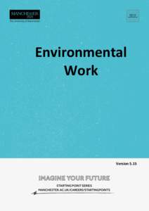 Environmental Work Version 5.15  Contents