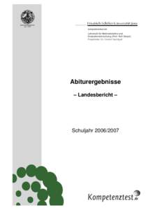 seitkompetenztest.de Lehrstuhl für Methodenlehre und Evaluationsforschung (Prof. Rolf Steyer) Projektleiter: Dr. Christof Nachtigall