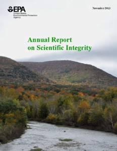 Annual Report on Scientific Integrity