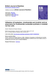 British Journal of Nutrition http://journals.cambridge.org/BJN Additional services for British Journal of Nutrition: Email alerts: Click here Subscriptions: Click here Commercial reprints: Click here