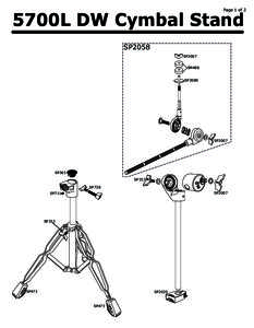 Page 1 of 2  5700L DW Cymbal Stand SP2058 SP2007 SM488