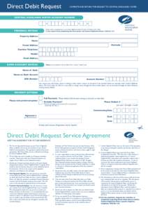 Direct Debit Request (New 2012)d