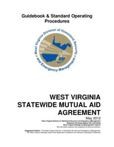 Guidebook & Standard Operating Procedures WEST VIRGINIA STATEWIDE MUTUAL AID AGREEMENT