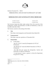 Statutory Document No[removed]IMMIGRATION, ASYLUM AND NATIONALITY ACT 2006