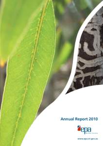 Annual Reportwww.epa.nt.gov.au Copyright Environment Protection Authority Environment Protection Authority