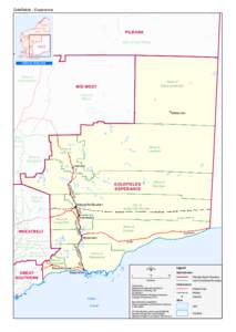 Goldfields Esperance Region Location Plan