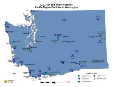 U.S. Fish and Wildlife Service Pacific Region Facilities in Washington Blaine San Juan Islands