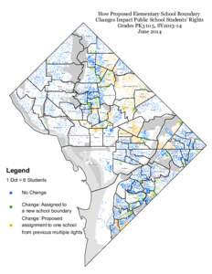 Shepherd  How Proposed Elementary School Boundary Changes Impact Public School Students’ Rights Grades PK3 to 5, SY2013-14 June 2014