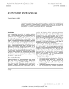 Conformation and Soundness