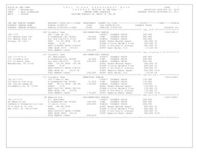 STATE OF NEW YORK COUNTY - Rensselaer TOWN - East Greenbush SWIS[removed]