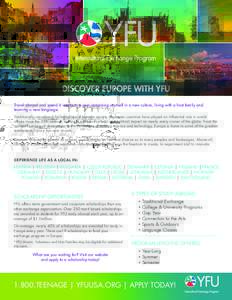 Youth For Understanding / Study abroad in the United States / University and college admission / Scholarship / European Educational Exchanges – Youth for Understanding / Student exchange / Education / Knowledge