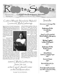 R  ts &Sh Newsletter #45 Spring 2005