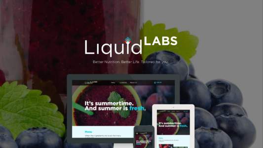 LABS Better Nutrition. Better Life. Tailored for you. About LiquidLabs LiquidLabs began as a Georgetown dorm room idea that has grown immensely in the past year in the D.C. area. The cofounders have set