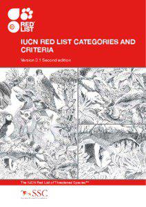 IUCN RED LIST CATEGORIES AND CRITERIA Version 3.1 Second edition