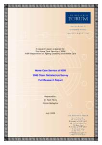 Microsoft Word - HCS Client Satisfaction Survey - Full Report _2008_