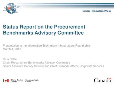 Procurement / Supply chain management / Systems engineering / Technology / E-procurement / Information Technology Association of Canada / Chief financial officer / Business / Management / Electronic commerce