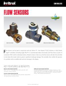 CONTROLLERS  FLOW SENSORS BRASS flow sensor