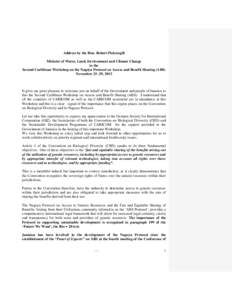 Commercialization of traditional medicines / Knowledge / Convention on Biological Diversity / Sustainable development / Traditional knowledge / Environmental science / Conservation biology / International Year of Biodiversity / International Treaty on Plant Genetic Resources for Food and Agriculture / Biodiversity / Environment / Biology