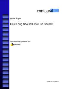 How Long Should Email Be Saved?