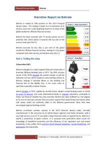 Financial Secrecy Index  Bahrain Narrative Report on Bahrain Bahrain is ranked at 13th position on the 2013 Financial