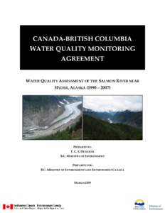 Water Quality Assessment of the Salmon River near Hyder, Alaska