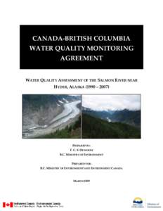 Environment / Oily fish / Salmon / Salmonidae / Water quality / Turbidity / Hyder /  Alaska / Water Supply (Water Quality) Regulations / Drinking water / Water / Fish / Water pollution