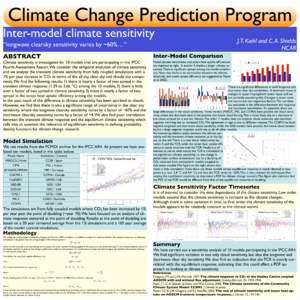 Climate forcing / Global warming / Climate sensitivity / Global climate model / Radiative forcing / Intergovernmental Panel on Climate Change / IPCC Fourth Assessment Report / Sensitivity analysis / CCCma / Climatology / Atmospheric sciences / Climate change