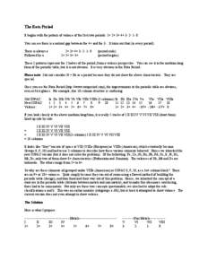 How the Rota Period Handles Some Periodic Table Anomalies