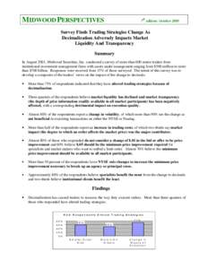 Finance / Market maker / Short / Market impact / New York Stock Exchange / Market depth / Market liquidity / Algorithmic trading / Financial markets / Financial economics / Investment