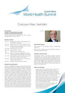 Charité Berlin  World Health Summit
