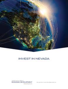 INVEST IN NEVADA • www.diversifynevada.com AEROSPACE & DEFENSE