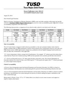 Tucson Unified School District / Turnaround model