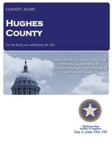 COUNTY AUDIT  Hughes County For the fiscal year ended June 30, 2011