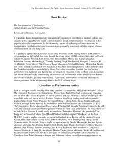 The Innovation Journal: The Public Sector Innovation Journal, Volume 4(1), 1999, article 12. ___________________________________________________________________ ___________________________________________________________