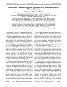 VOLUME 89, N UMBER 26  PHYSICA L R EVIEW LET T ERS 23 DECEMBER 2002