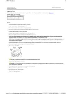 1995 Windstar  3 Section 03-01: Engine, 3.8L REMOVAL AND INSTALLATION