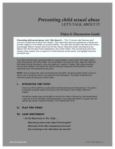 Human behavior / Child abuse / Childhood / Abuse / Child sexuality / Peter Hugh McGregor Ellis / Child sexual abuse / Sexual abuse / Human sexuality